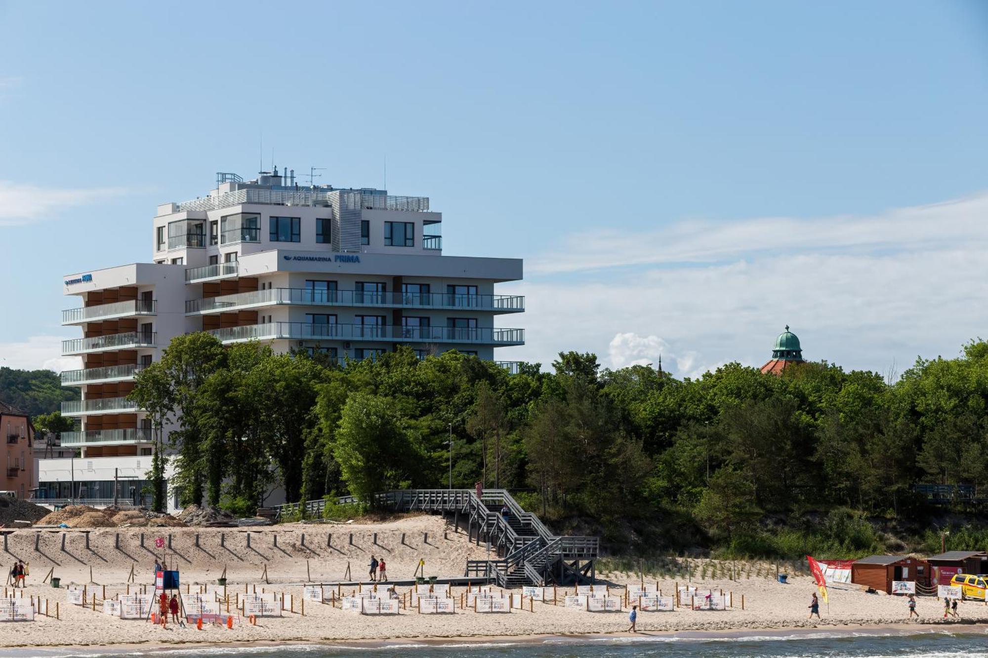 Aquamarina Prima Studio By The Beach By Noclegi Renters 米兹多洛杰 外观 照片